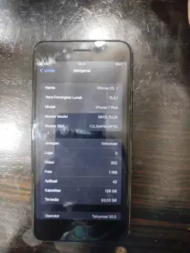 Jual iPhone 7 plus resmi all operator on