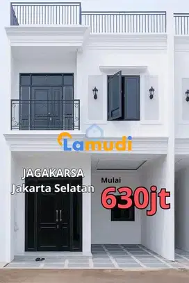 Full Bata Merah Aparthouse 2,5 Lantai Akses Mobil Jagakarsa Cash