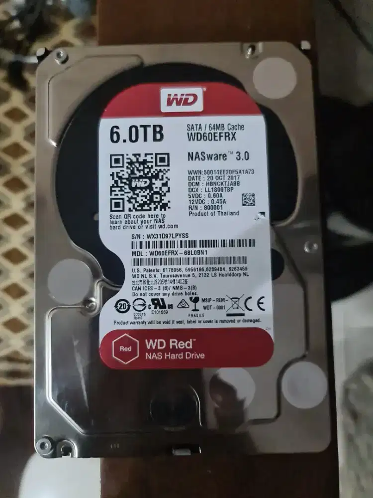 HDD WD RED 6TB NAS 3.0