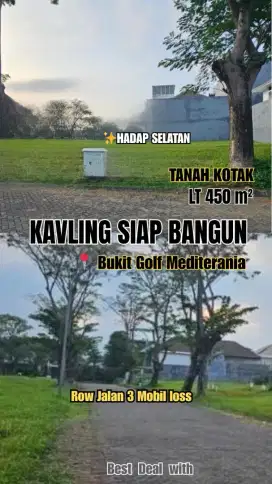 ‼️ *HOT KAVLING SIAP BANGUN*
 *BUKIT GOLF MEDITERANIA