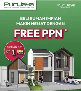 Di Jual Rumah Tanpa Dp dan Free PPN di PURI JAYA