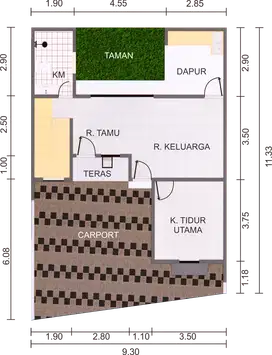 Perumahan Puri Kalimas 5 Rumah 2 Lantai Tipe 106/110