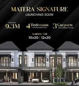 MATERA SIGNATURE NEW LAUNCHING 10 x20
