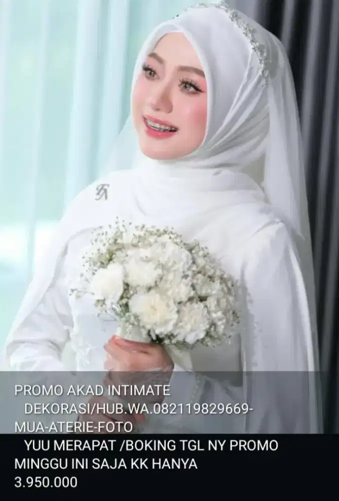 PROMO AKAD INTIMATE
   DEKORASI/HUB.WA.082119829669-
MUA-ATERIE-