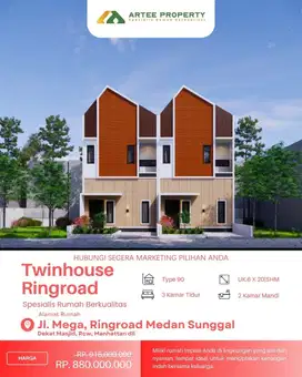 EXCLUSIVE HANYA 2 UNIT PROMO RUMAH DI DEPAN RINGROAD CITIWALK