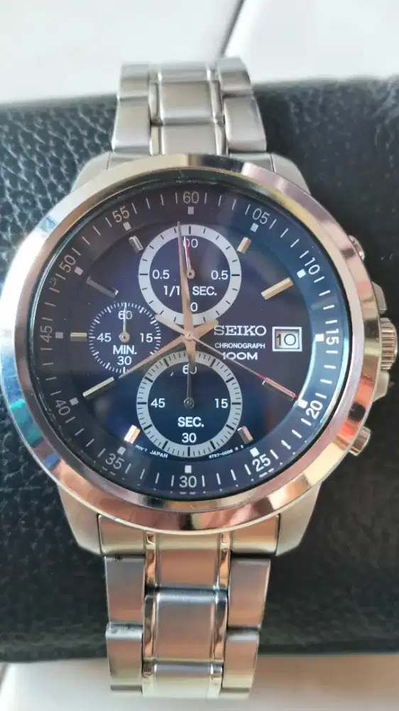 SEIKO Crhonpgraph Blue Dial Original Antik
