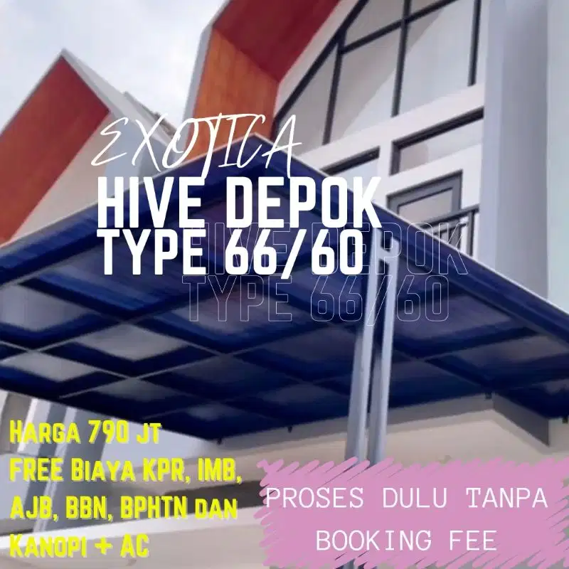 rumah TNPA DP ALL IN FREE KANOPI&AC Selangkah Tol Sawangan
