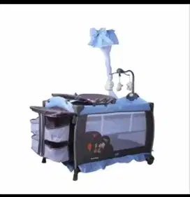DIjual Baby Box Pliko Sweet Dream+Kasur Bayi Orthopedi Baru Pakai 2bln