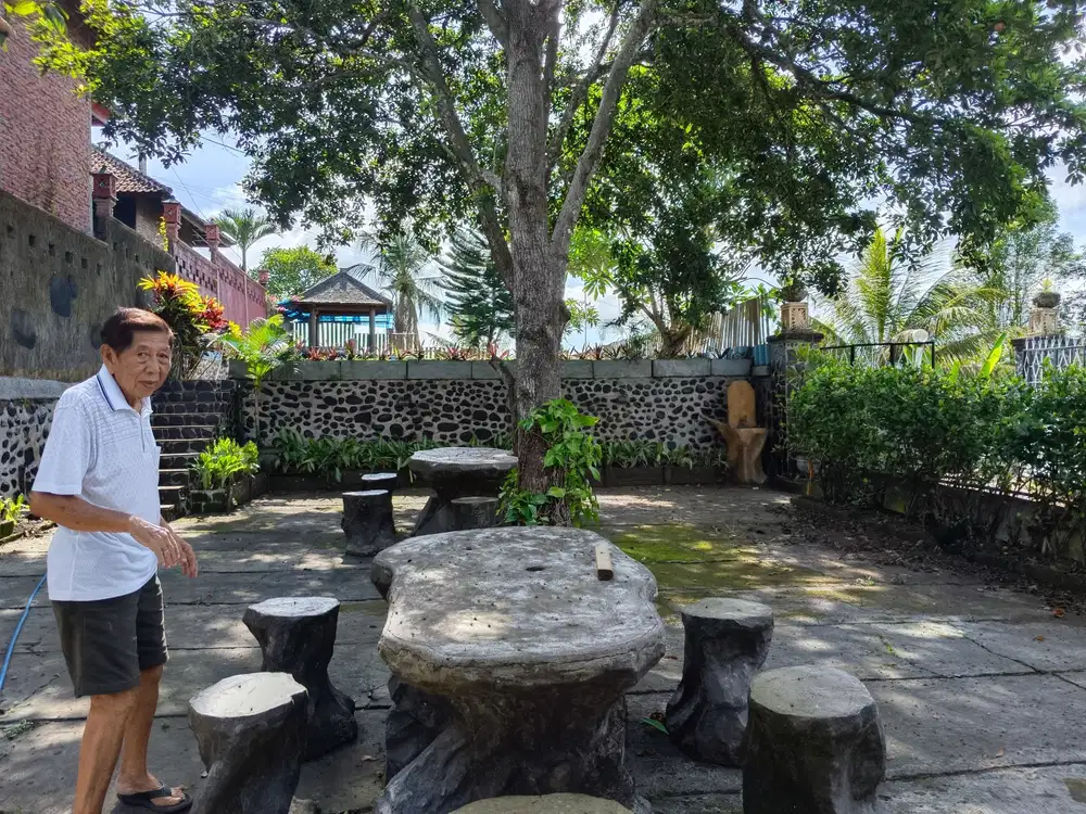 Lahan sudah konsep vila view lembah dan laut di sawe jembrana
