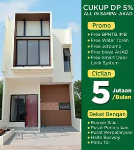 town house joglo karang tengah bisa KPR bank