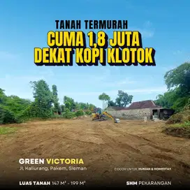 TANAH JOGJA LINGKUNGAN ASRI DI PAKEM 1 JUTAAN