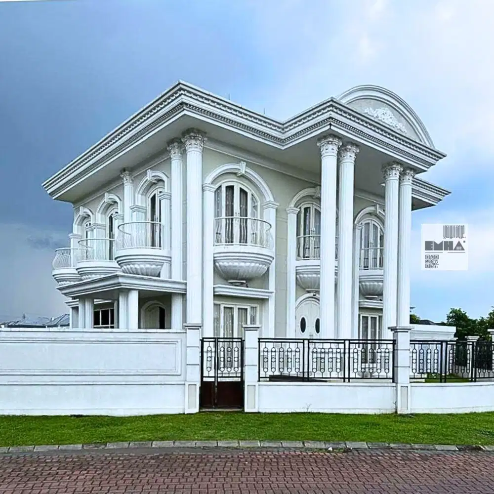 Rumah 2 Lantai Klasik Eropa Boulevard Green Orchid Suhat Malang