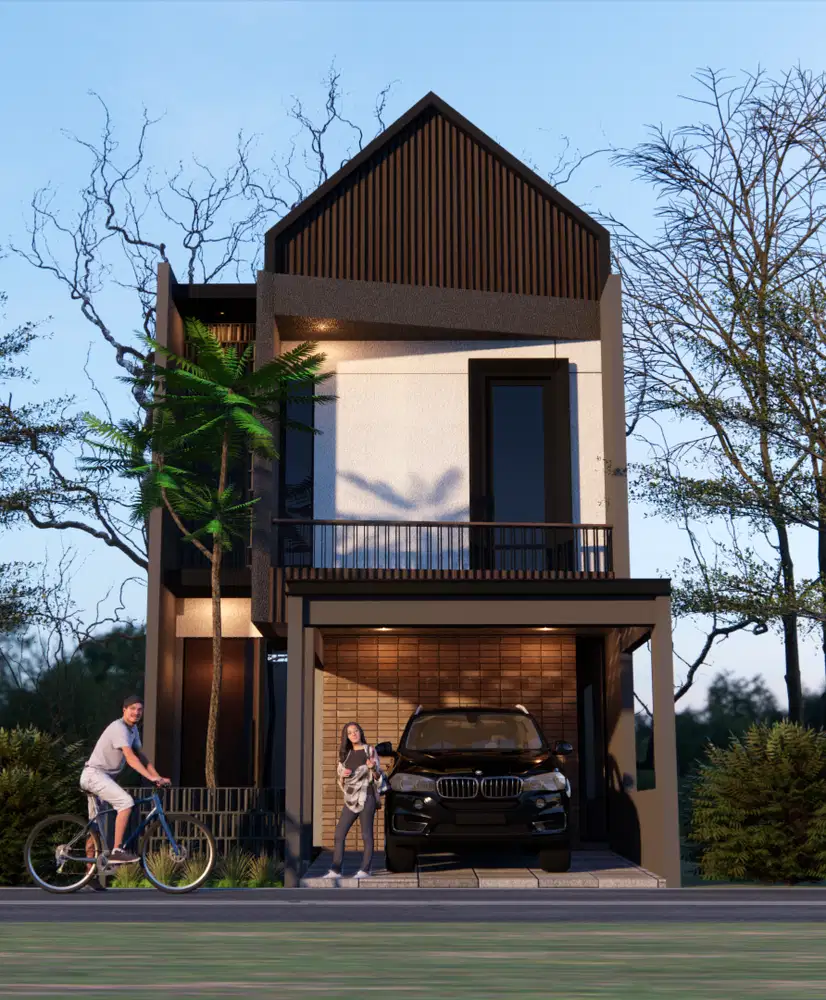 rumah 2 lantai dekat dengan kantor walikota tangsel cicilan 5 jutaan
