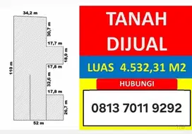 Dijual Tanah Pinggir Jalan Pulo Brayan Bengkel
