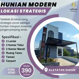 RUMAH MINIMALIS 2 LANTAI 400 JUTA AN DI MALANG