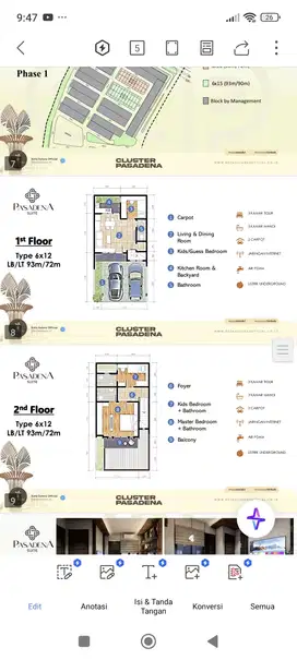Rumah Cantik Cluster Pasadena DP bisa dicicil 10x Tangerang