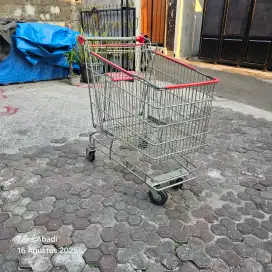 Troli Trolley Keranjang Belanja Minimarket Supermarket 180 liter BEKAS