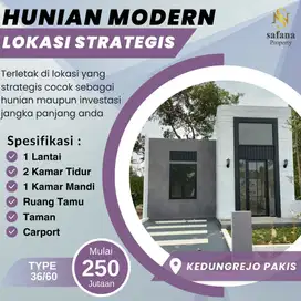 RUMAH 1 LANTAI MODERN DI KEDUNGREJO PAKIS