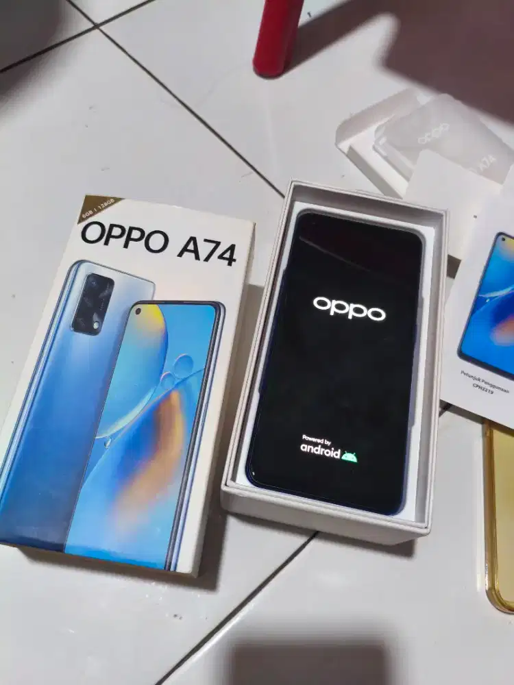 Oppo A74 6/128Gb Biru Malam