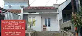 Turun Harga, Rumah Minimalis, Villa Pasir Wangi, Kota Bandung.