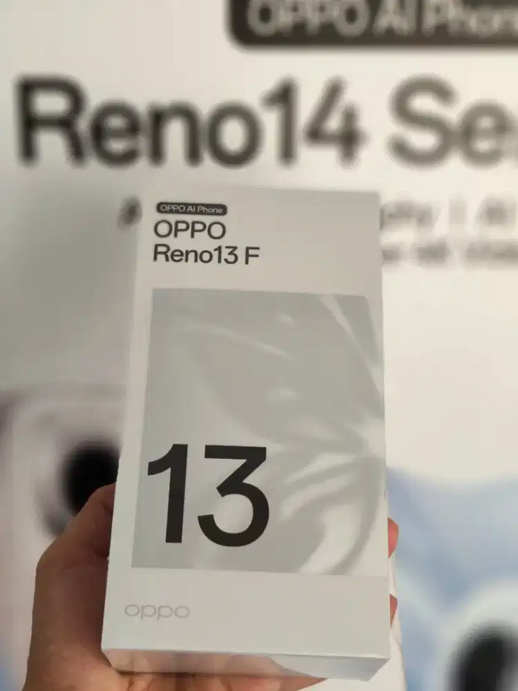 OPPO RENO 13f ram 8+8/256 gb new segel garansi resmi