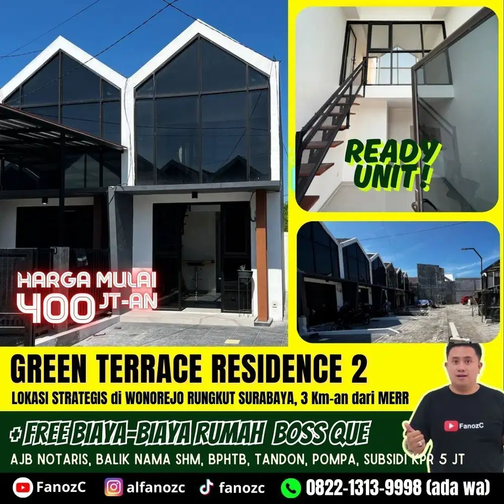 jual rumah murah siap huni, rumah minimalis surabaya, rumah rungkut