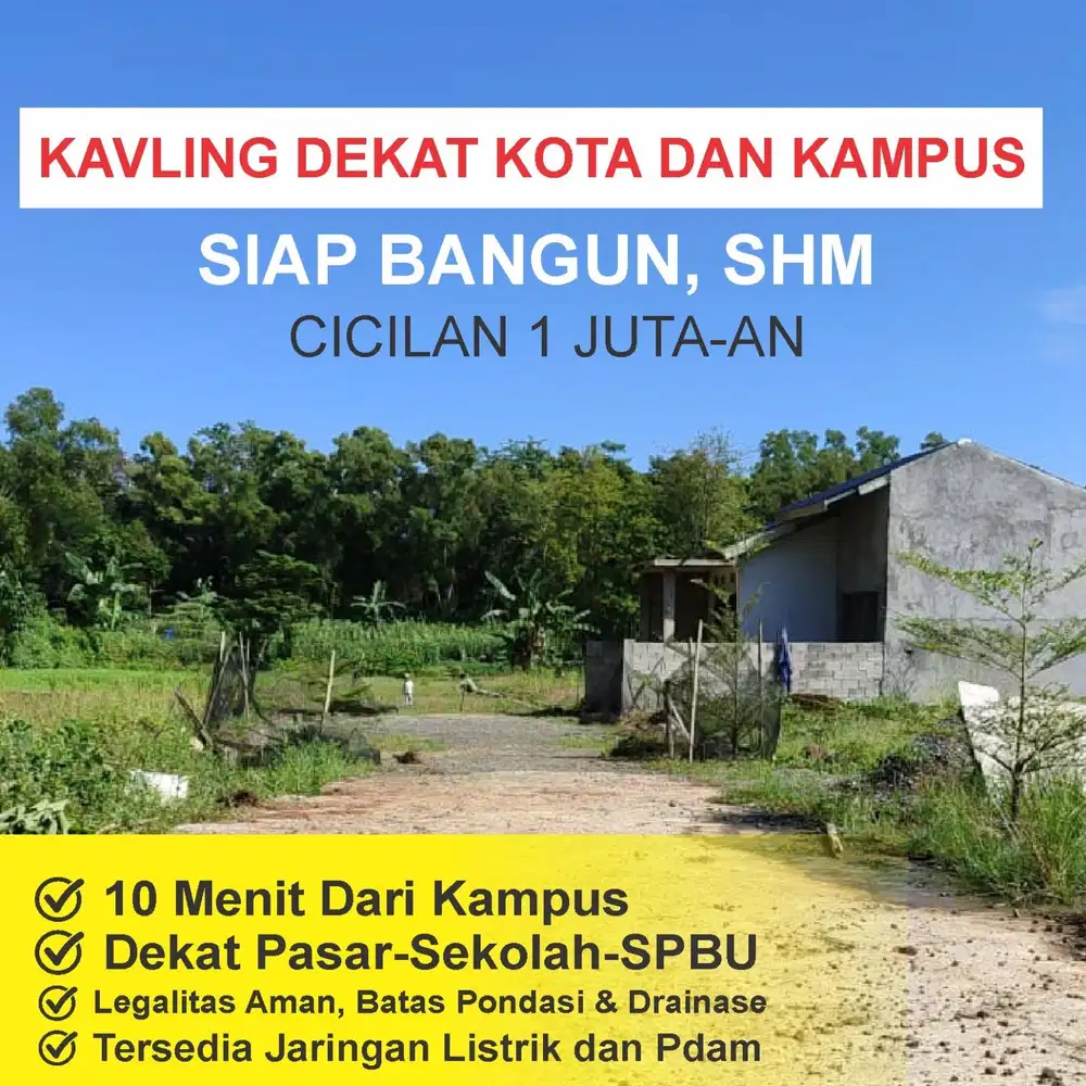 Jual tanah murah, dekat makassar dan kampus di gowa
