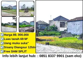 Tanah kavling pribadi cocok untuk bangunan kos