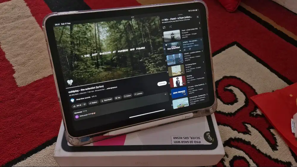 IPAD 10, 64 Gb WIFI Silver, GRS RESMI