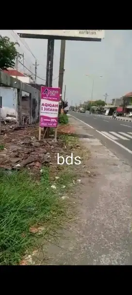 Jual tanah pinggir jln raya tentara pelajar lt 625m hrg 6jt /m nego