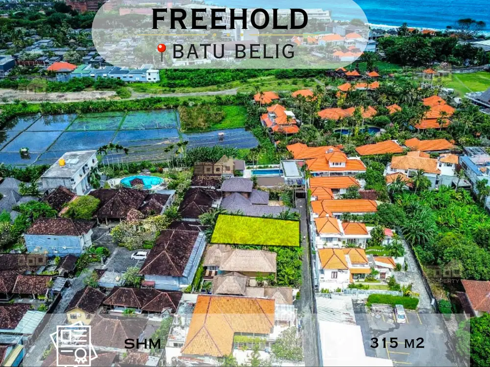 Dijual Tanah di Batu Belig, Lokasi Strategis Dekat Pantai & Beach Club