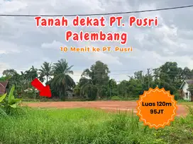 Tanah dekat PT Pusri Palembang