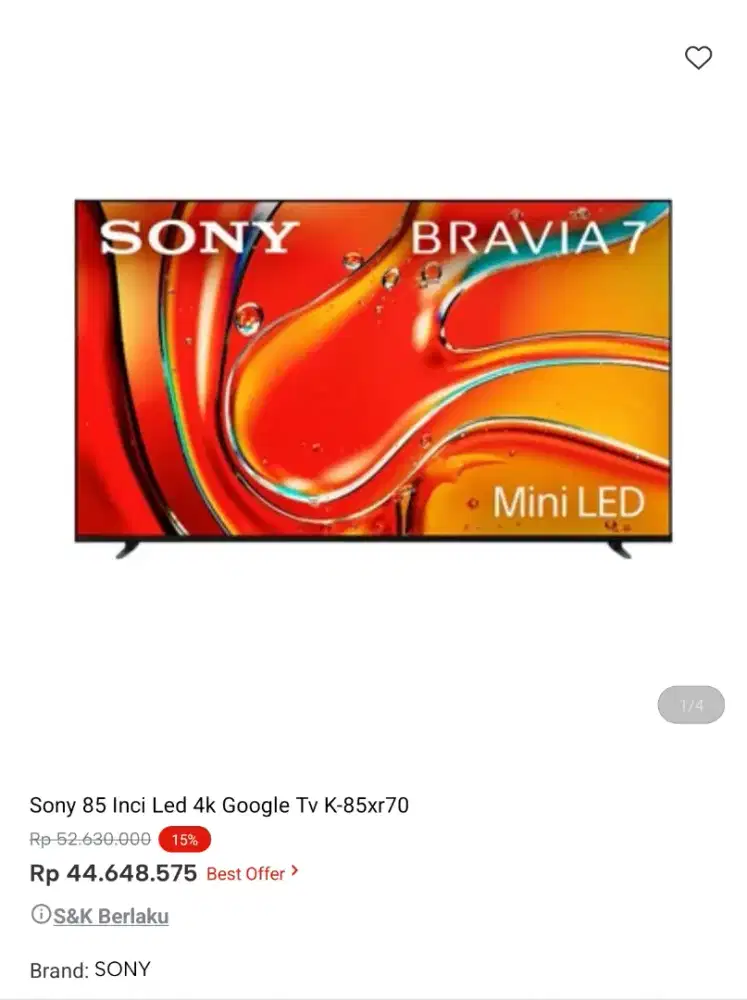 google tv 85inch sony promo bisa cicilan syarat ktp tanpa dp