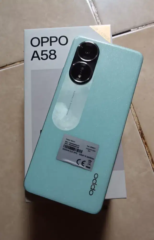 Oppo A58 Green Gress