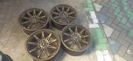 velg hsr r 17 5*100/114 xpander, velos, sienta, crv brown cat ori