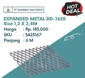 EXPANDED METAL DD-1620 Size 1,2 X 2,4M