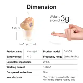 Alat Bantu Dengar Hearing Aid Cofoe &gt;120db