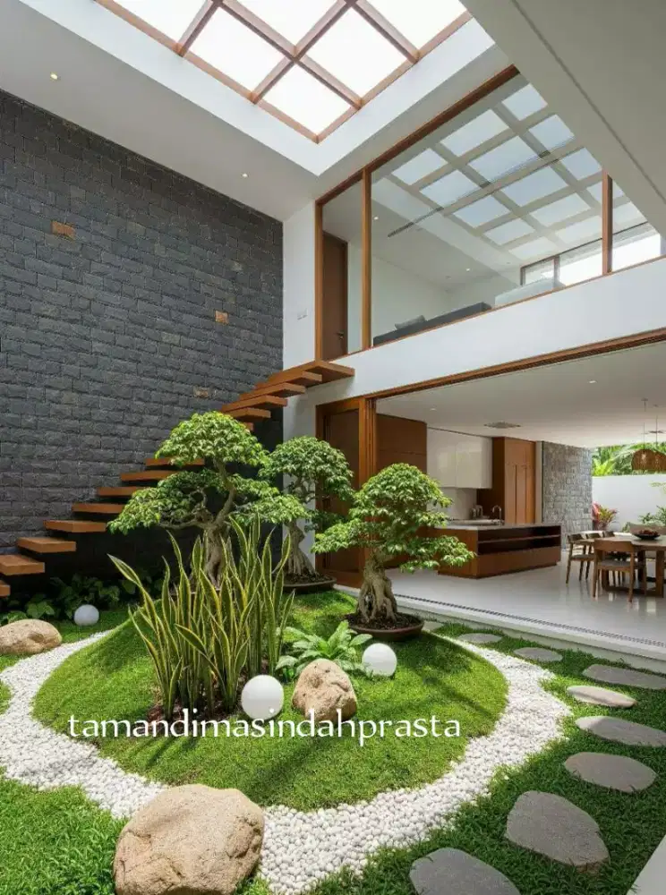 Jasa bikin tamanan kering outdoor