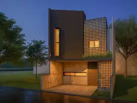 Rumah Gaya Industrial 2 Lt di Gentan Solo, 5 menit ke Mall Luwes