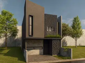 Jual Rumah 5 menit ke Mall Luwes, Gaya Industrial 2 Lt di Gentan Solo