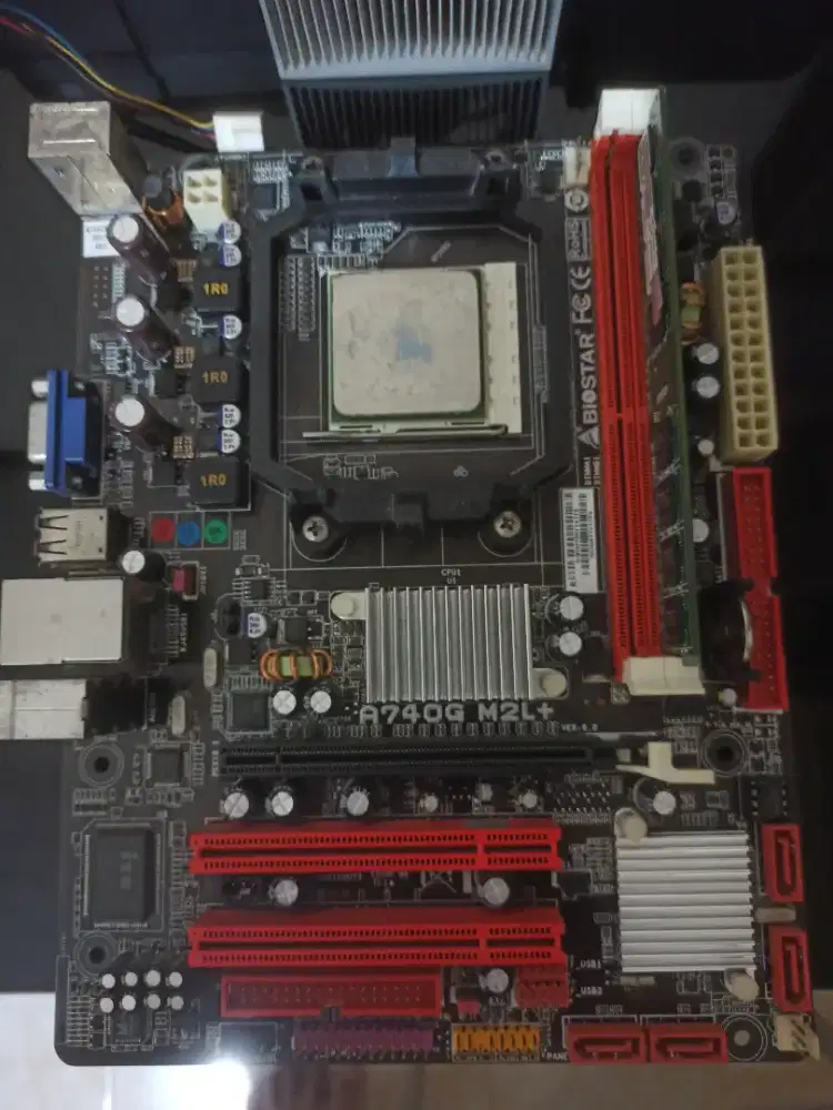 Mainboard/Motherboard Biostar LGA 775 + Processor Intel Dual Core