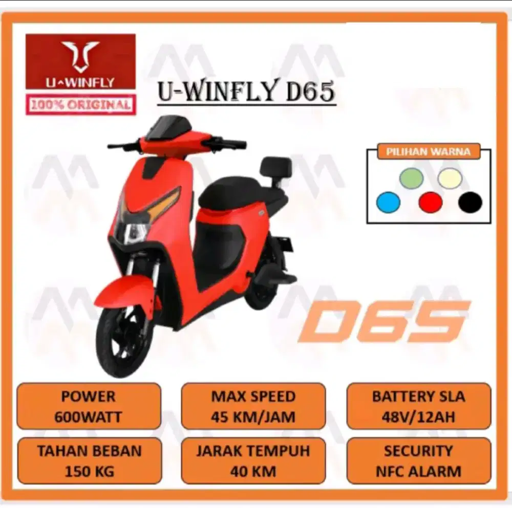 Sepeda listrik U-Winfly D65