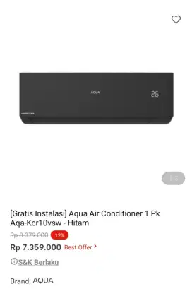 PROMO KREDIT AQUA AC 1 PK