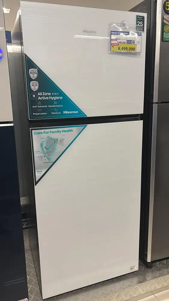 Kulkas inverter Hisense White