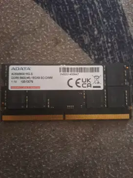 Ram laptop gaming 16gb ddr5 5600mhz