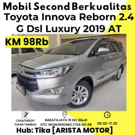 Toyota Innova Reborn 2.4 G Diesel Luxury 2019 AT Captain Seat Pjk 2026