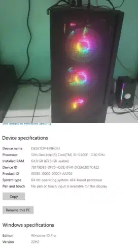 PC GAMING Casing MSI 120A+Fan