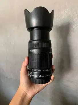 Dijual lensa jarak jauh canon 55-250mm f4.5-5.6 is ii
