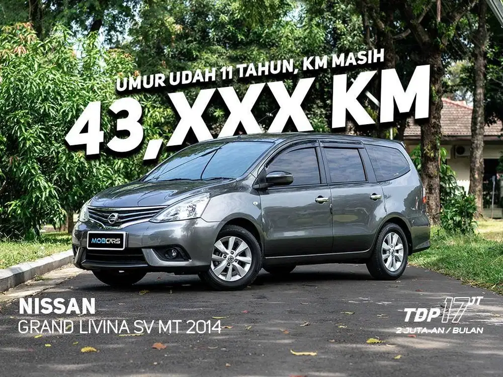 [ KM LOW ] NISSAN GRAND LIVINA 1.5 SV MT 2014 FREE SMART TV MOBCARS