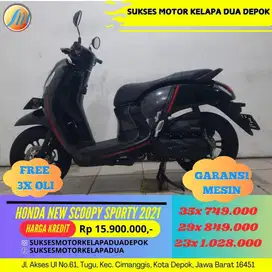 HONDA NEW SCOOPY SPORTY 2021 CASH/KREDIT DP MURAH SYARAT MUDAH